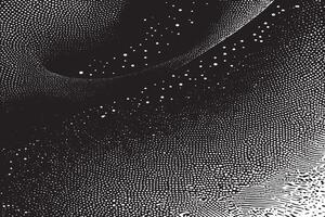 Subtle halftone dots on black background vector