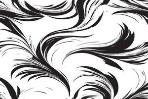 High-Resolution Black and White Illustration with a Flowing Swirl Pattern for Background or Design Use vector