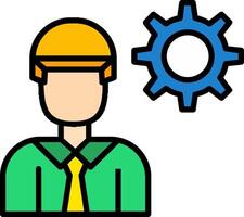 Engineering Line Filled Icon vector