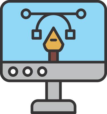 Design Line Filled Icon