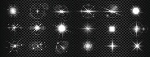 collection of transparent laser beam background in silver rays vector