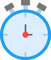 Stop Watch Flat Icon vector