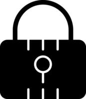 Locked Glyph Icon vector