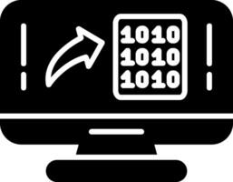 Document Glyph Icon vector