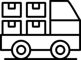 Logistics Line Icon vector