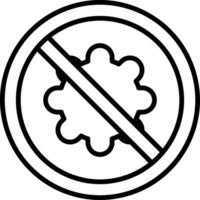 Safety Line Icon vector