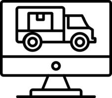 Logistics Line Icon vector