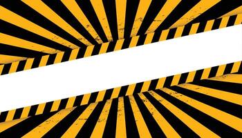 industrial warning alert background for restriction zone vector