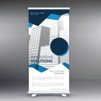 abstract professional corporate business roll up banner design illustration vector