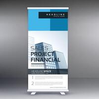 abstract professional corporate business roll up banner design illustration vector