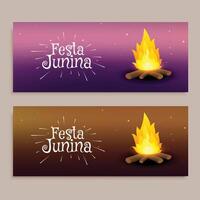 festa junina brazil festival party holiday celebration colorful banner illustration vector