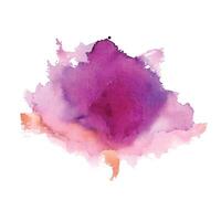 artistic watercolor ink blot texture backdrop in brush stroke style vector