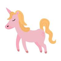 A cute unicorn. A mythological and magical creature. vector