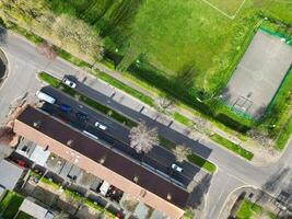 High Angle View of British Historical City of Oxford, Oxfordshire, England United Kingdom. March 23rd, 2024 photo