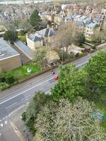 High Angle View of British Historical City of Oxford, Oxfordshire, England United Kingdom. March 23rd, 2024 photo