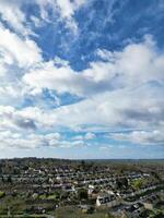 hermosa cielo y nubes terminado Oxford ciudad de Inglaterra Reino Unido foto