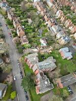 High Angle View of British Historical City of Oxford, Oxfordshire, England United Kingdom. March 23rd, 2024 photo