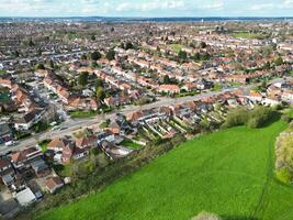 High Angle View of Residential District at Birmingham City of England United Kingdom, March 30th, 2024 photo