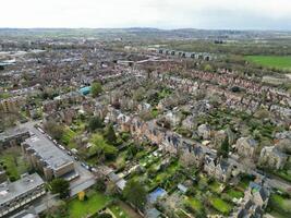 High Angle View of British Historical City of Oxford, Oxfordshire, England United Kingdom. March 23rd, 2024 photo