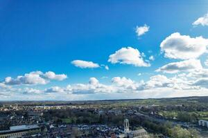 alto ángulo ver de británico histórico ciudad de oxford, Oxfordshire, Inglaterra unido Reino. marzo 23, 2024 foto