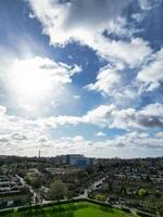 High Angle View of British Historical City of Oxford, Oxfordshire, England United Kingdom. March 23rd, 2024 photo