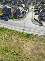 High Angle View of Residential District at Birmingham City of England United Kingdom, March 30th, 2024 photo