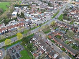 High Angle View of Residential District at Birmingham City of England United Kingdom, March 30th, 2024 photo