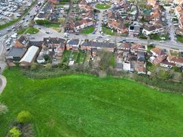 High Angle View of Residential District at Birmingham City of England United Kingdom, March 30th, 2024 photo