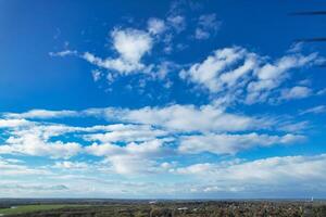 hermosa cielo y nubes terminado Oxford ciudad de Inglaterra Reino Unido foto