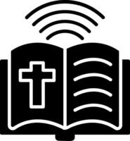 Bible Glyph Icon vector