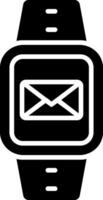 Message Glyph Icon vector