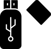 Usb Glyph Icon vector