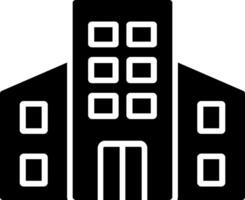 Buildings Glyph Icon vector