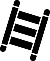 Step Ladder Glyph Icon vector
