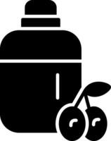 Olive Oil Glyph Icon vector