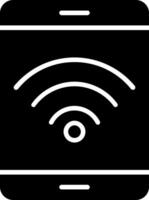 icono de glifo wifi vector