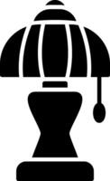 Lamp Glyph Icon vector