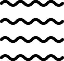 Waves Glyph Icon vector