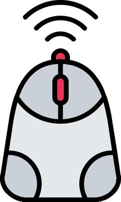 Mouse Line Filled Icon