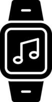 Music Glyph Icon vector