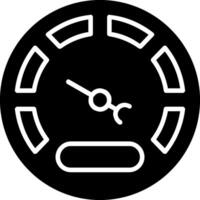 Gauge Glyph Icon vector