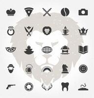 Retro Hand Drawn Objects and Icons Design Elements vector