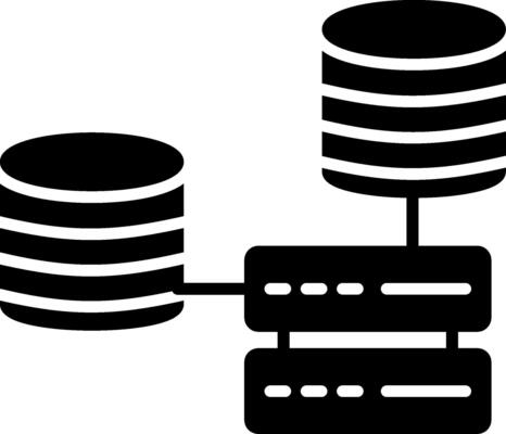 Connected Glyph Icon