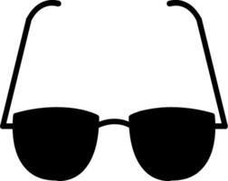 icono de glifo de gafas vector