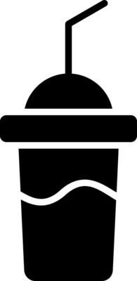 Milkshake Glyph Icon
