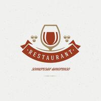 Restaurant Shop Design Element vector