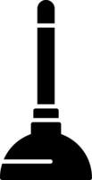 Plunger Glyph Icon vector