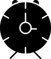 Alarm Clock Glyph Icon vector