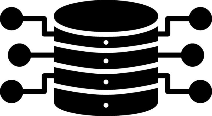 Server Storage Glyph Icon