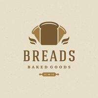 Bakery Shop Logo Design Element vector